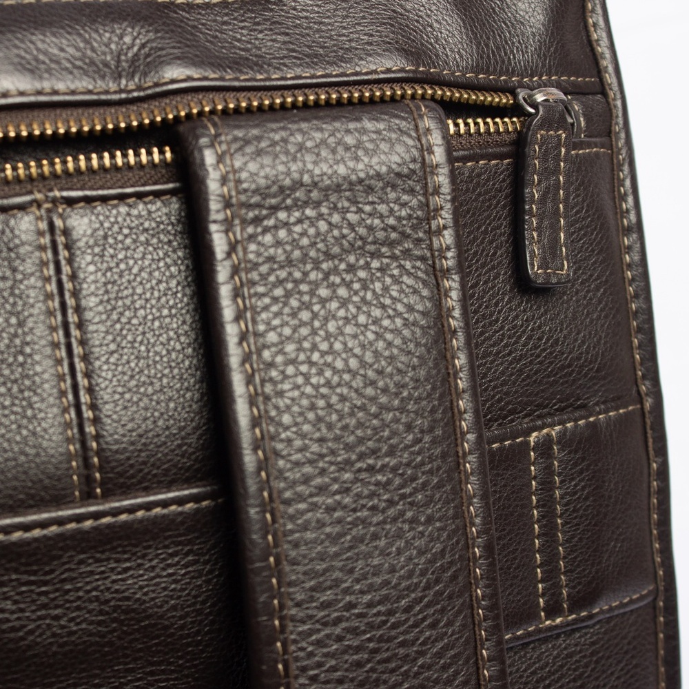 Levenger Leather Backpack - Picture 3 of 8